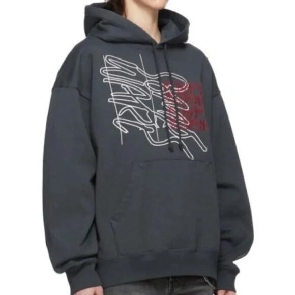 SomeWare Grey New Logo Hoodie, Size L, New with Tag MSRP $360 Rare Out of Print - Picture 1 of 10